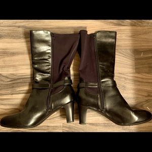 Marbella Wide Black Boots